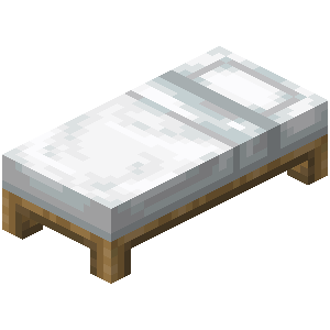 白色のベッド