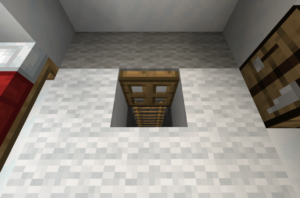 イグルーの地下への穴