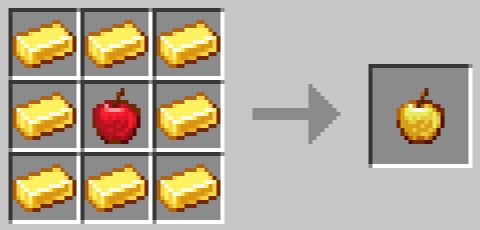 金のリンゴのクラフト方法