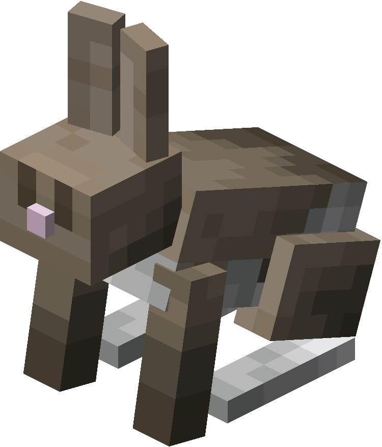 茶色いウサギ