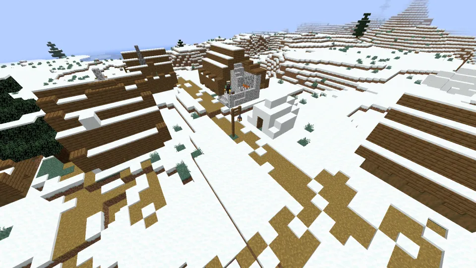 雪原の村