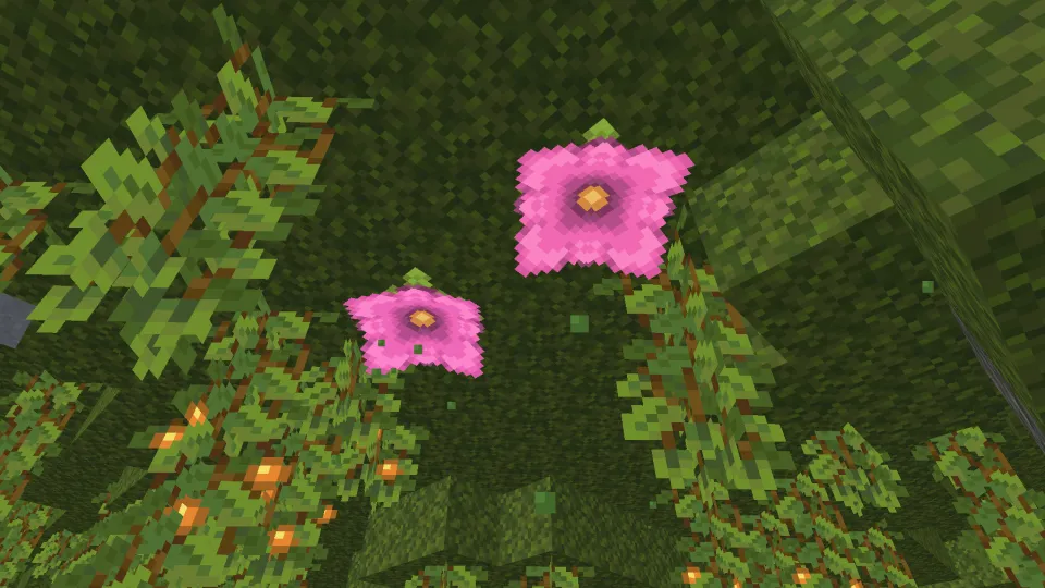繁茂した洞窟の胞子の花