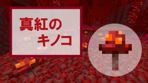 【マイクラ】真紅のキノコの特徴・入手方法・使い道を紹介
