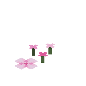 ピンクの花びら（2枚）