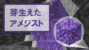 【マイクラ】芽生えたアメジストの特徴・入手方法・使い道を紹介