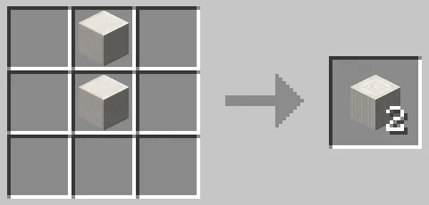クォーツの柱のクラフト方法