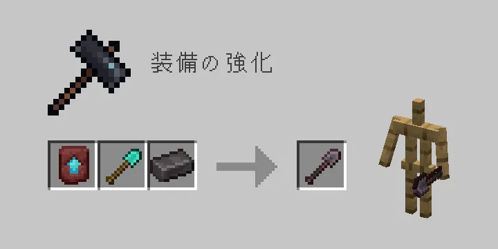 ダイヤモンドのシャベルのネザライト強化