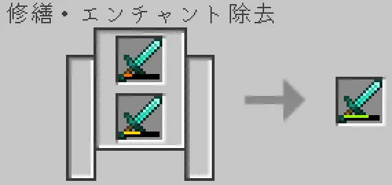 砥石でダイヤモンドの剣を合成