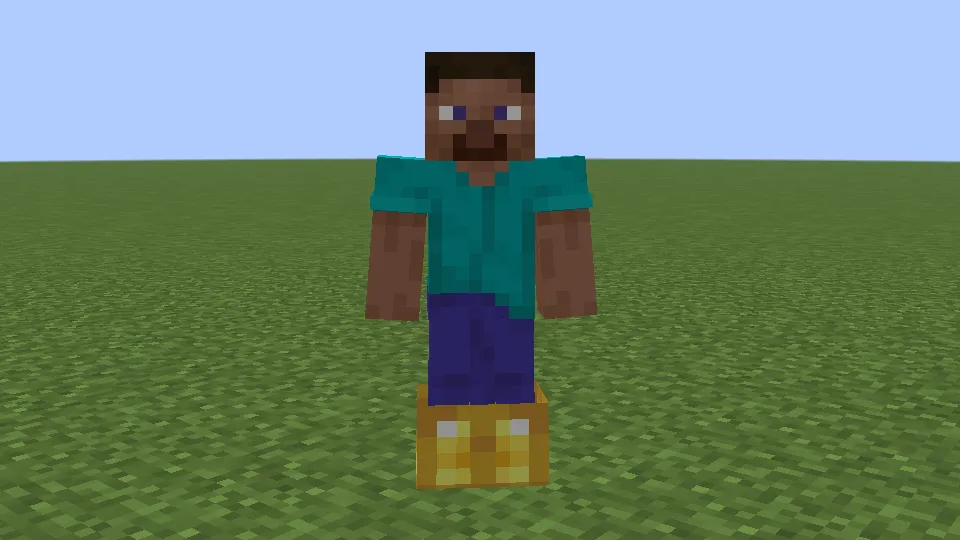 金のブーツを装備しているプレイヤー