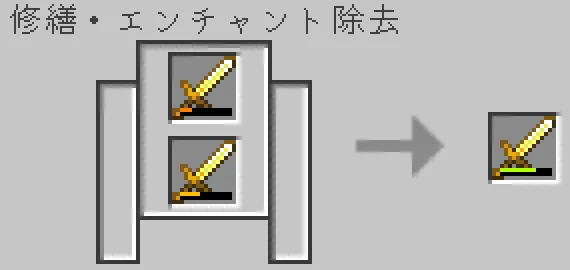 砥石で金の剣を合成