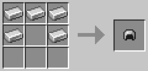 鉄のヘルメットのクラフト方法