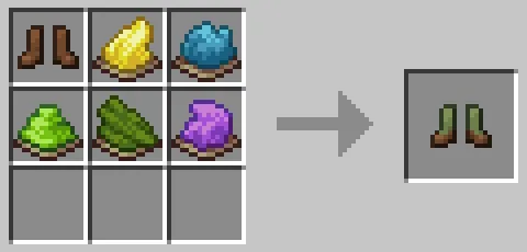 5種類の染料でのクラフト例