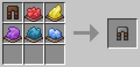 5種類の染料でのクラフト例