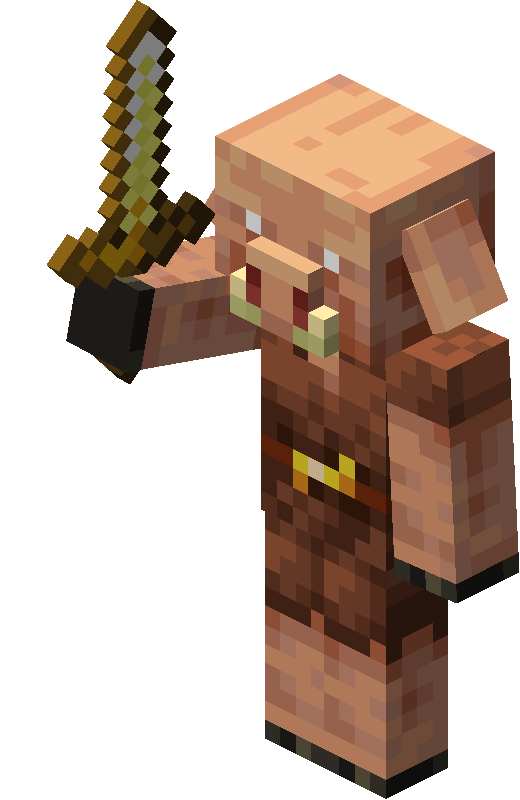 金の剣を持ったピグリン