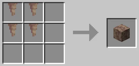 鍾乳石ブロックのクラフト方法