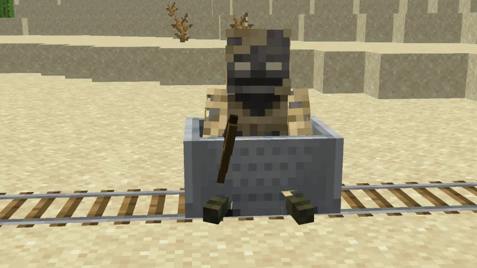 パーチドをトロッコに乗せる様子