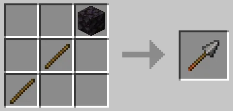 ブラックストーンを使用した石の槍のクラフト方法