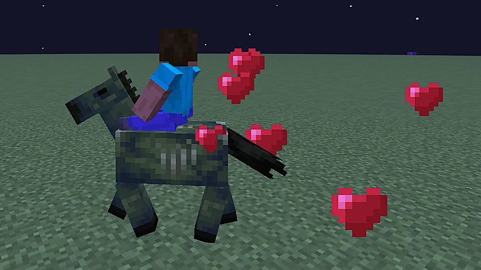 ゾンビホースを懐かせる