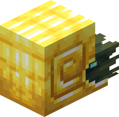 金のオウムガイの鎧を装備したゾンビオウムガイ