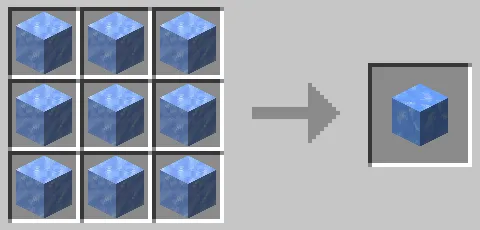 青氷のクラフト方法