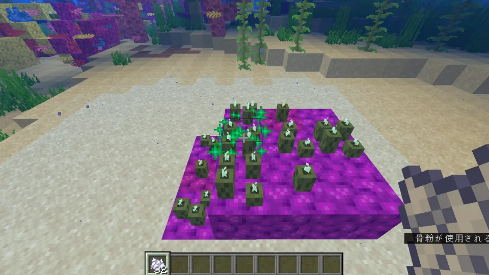 シーピクルスに骨粉を使用