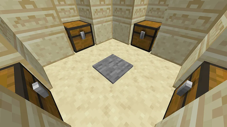 ピラミッドの地下