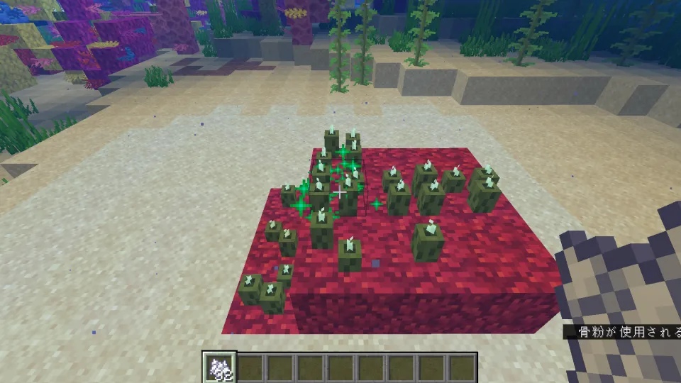 シーピクルスに骨粉を使用