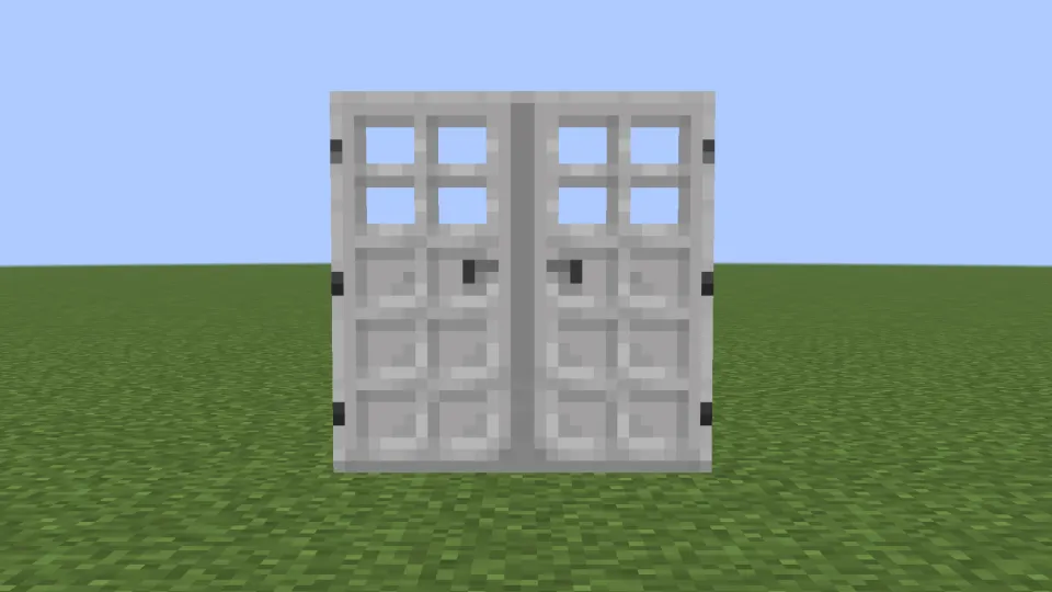 取っ手側に同じドアを置くと取っ手がそろう