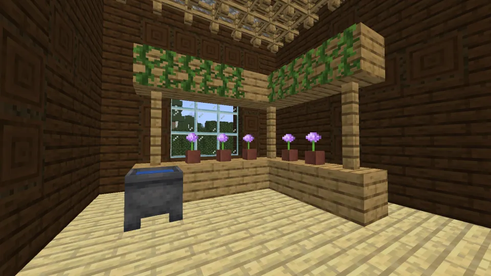 森の洋館のアリウムの部屋