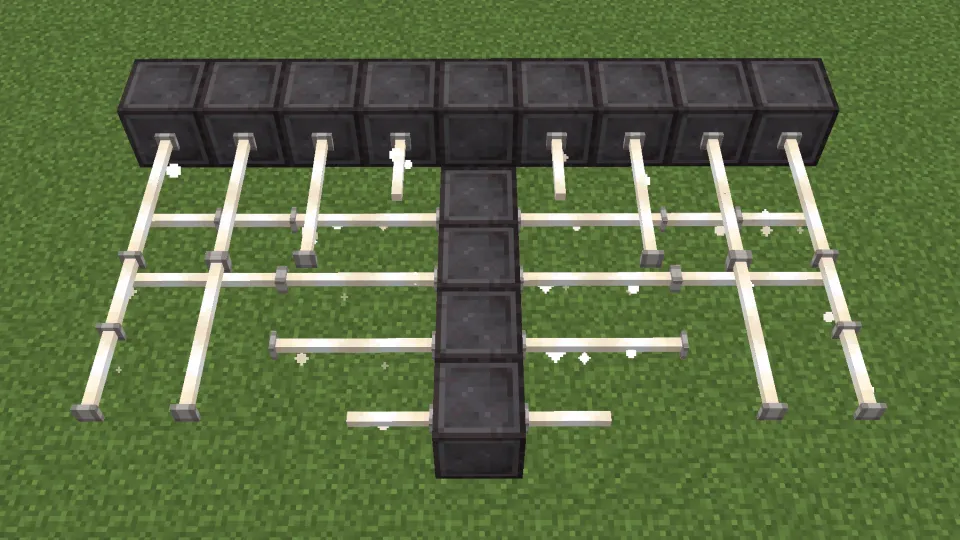 エンドロットを横に設置する様子