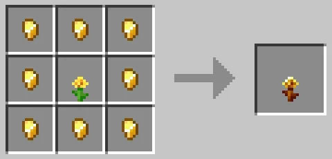 金のタンポポのクラフト方法