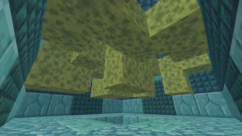 海底神殿のスポンジ部屋