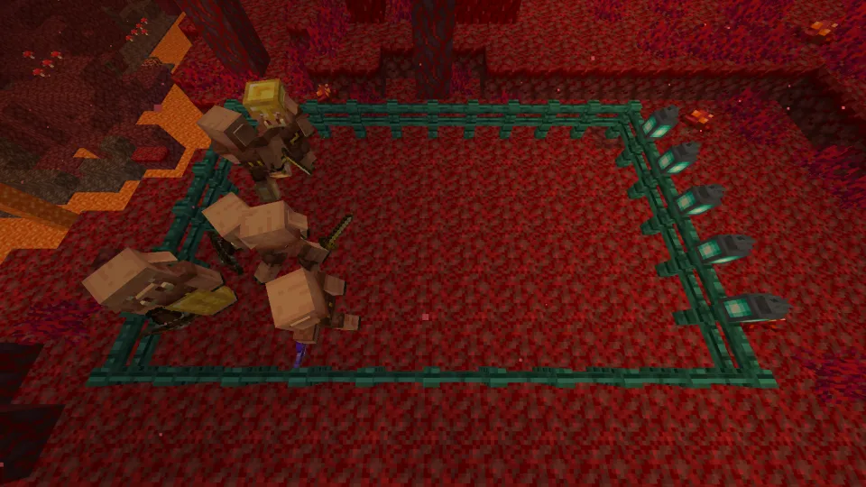 魂のランタンを避けるピグリン