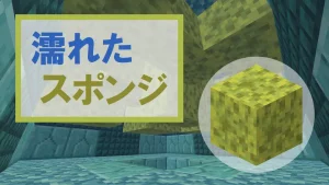 【マイクラ】濡れたスポンジの特徴・入手方法・使い道を紹介