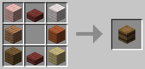 マングローブのハーフブロックを使った樽のクラフト方法