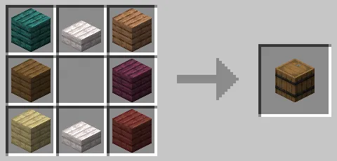 ペールオークのハーフブロックを使った樽のクラフト方法