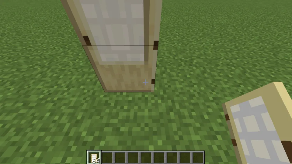 ブロックの置き場所で取っ手の位置が決まる