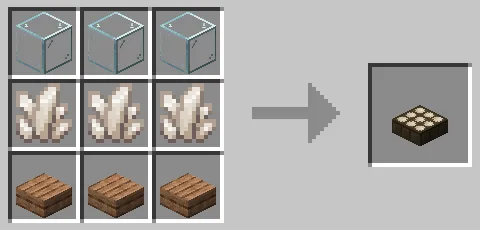 ジャングルのハーフブロックを使った日照センサーのクラフト方法