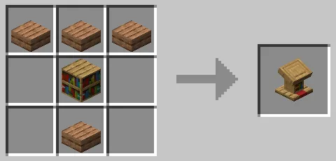 ジャングルのハーフブロックを使った書見台のクラフト方法