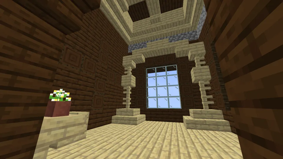 シラカバのアーチの部屋