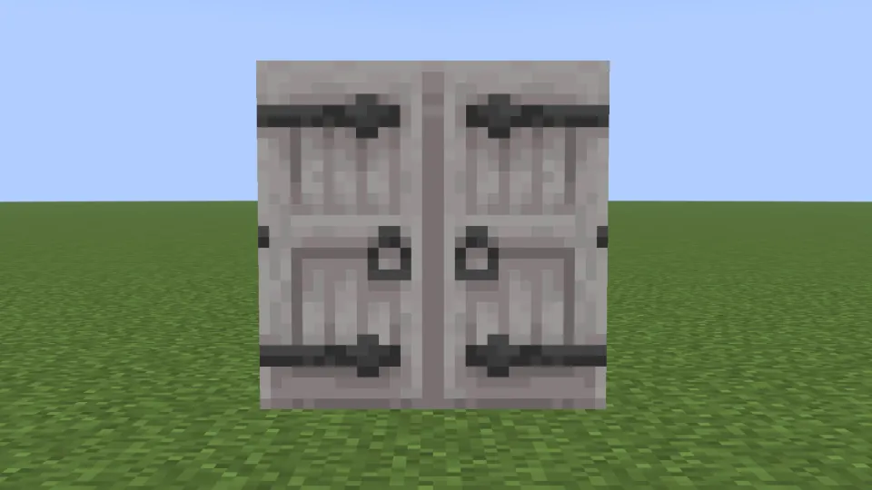 取っ手側に同じドアを置くと取っ手がそろう