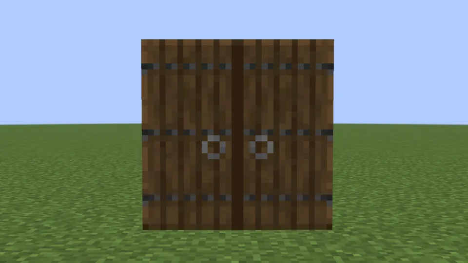 取っ手側に同じドアを置くと取っ手がそろう