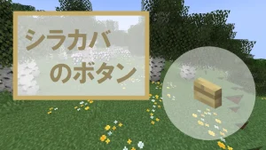 【マイクラ】シラカバのボタンの特徴・入手方法・使い道を紹介