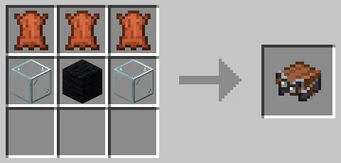 黒色のハーネスのクラフト方法