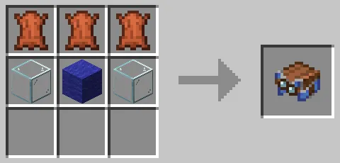 青色のハーネスのクラフト方法