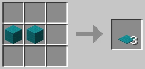 青緑色のカーペットのクラフト方法