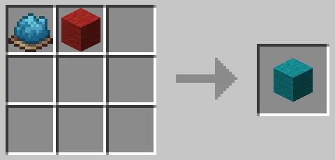 赤色の羊毛と青緑色の染料を使用した青緑色の羊毛のクラフト方法