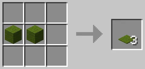 緑色のカーペットのクラフト方法