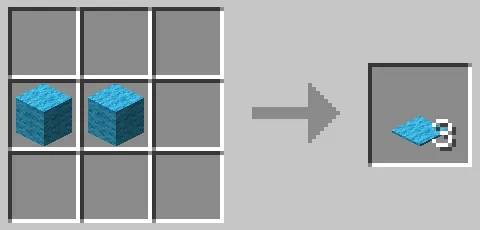 空色のカーペットのクラフト方法
