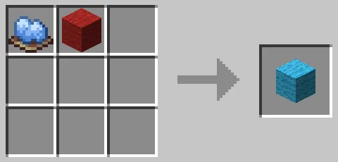 赤色の羊毛と空色の染料を使用した空色の羊毛のクラフト方法